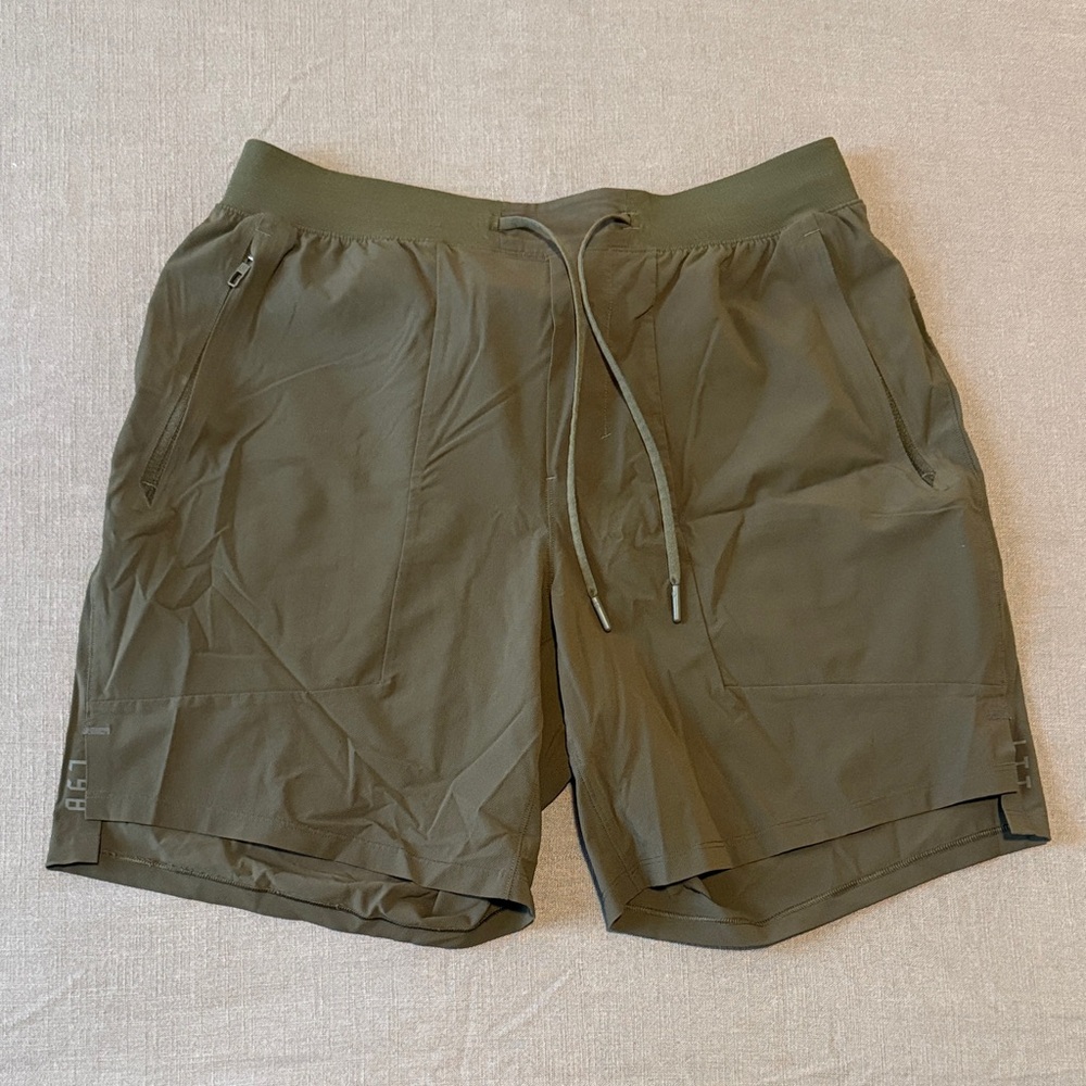 lululemon athletica Men's Olive Athletic Shorts